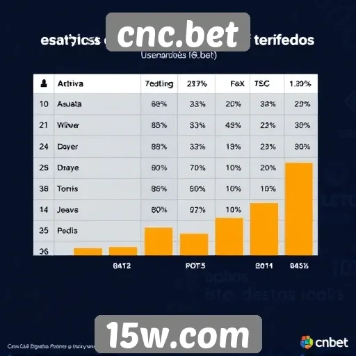 Estatísticas de usuários ativos em cnc.bet